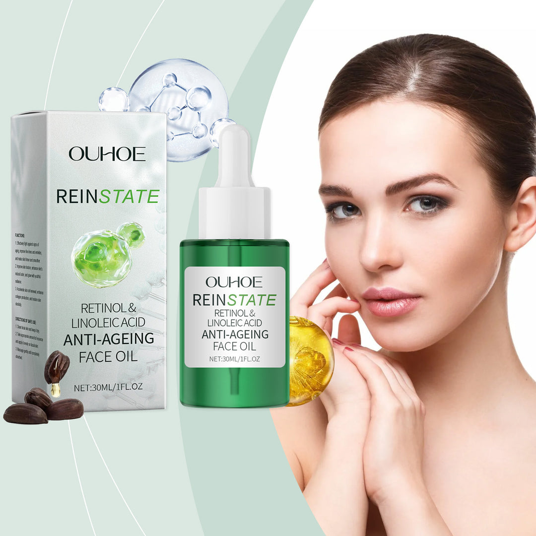 Retinol Oil Repair Facial Acne Skin serum bottle