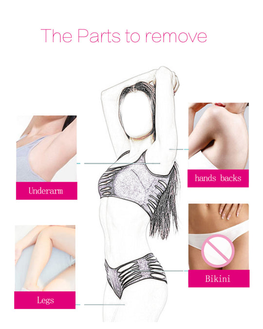 Hair Removal Spray painless hair removal process
