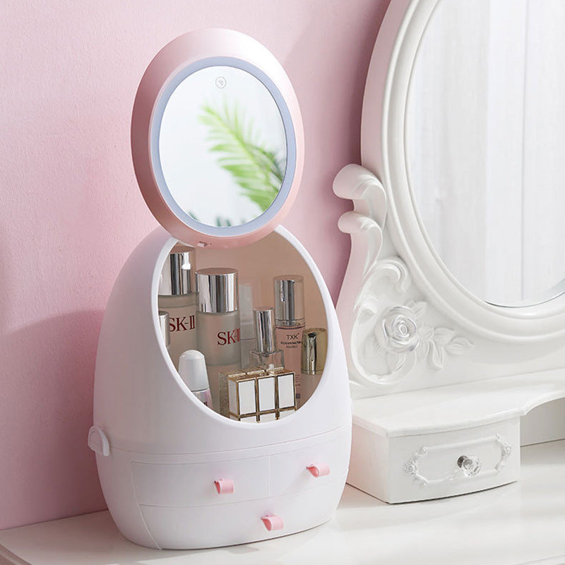 Dust-proof Dressing Table Organizer skincare display box