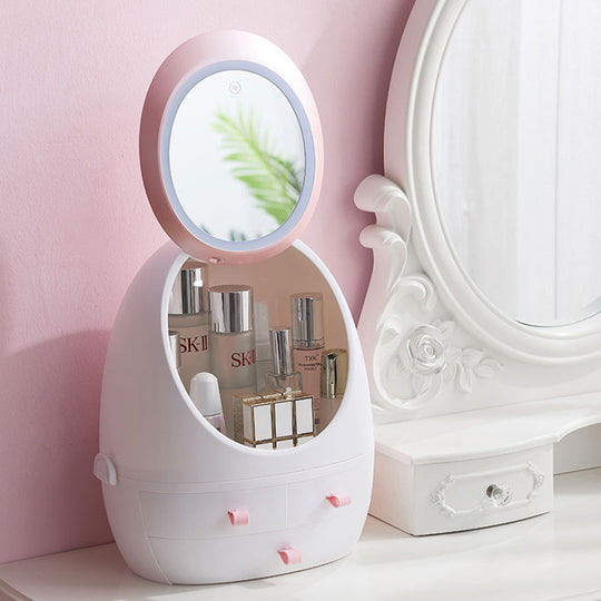 Dust-proof Dressing Table Organizer skincare display box