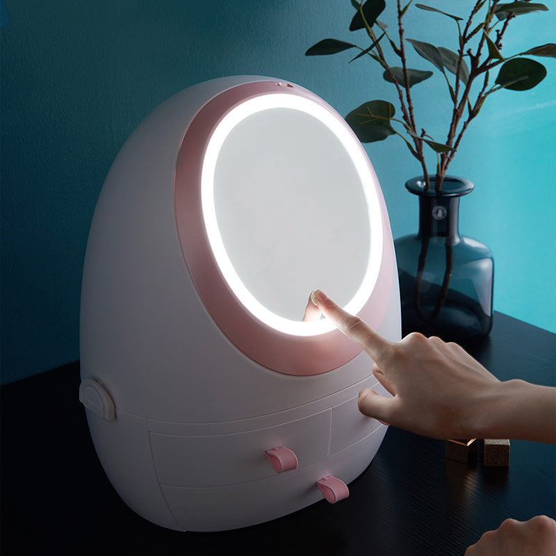 Dust-proof Dressing Table Organizer on dressing table