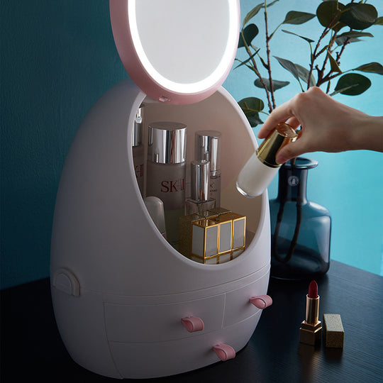 Dust-proof Dressing Table Organizer lipstick storage rack