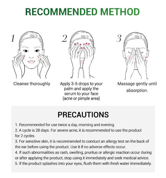 Acne Treatment Serum Facial Repair Oil for healthy glowing skin