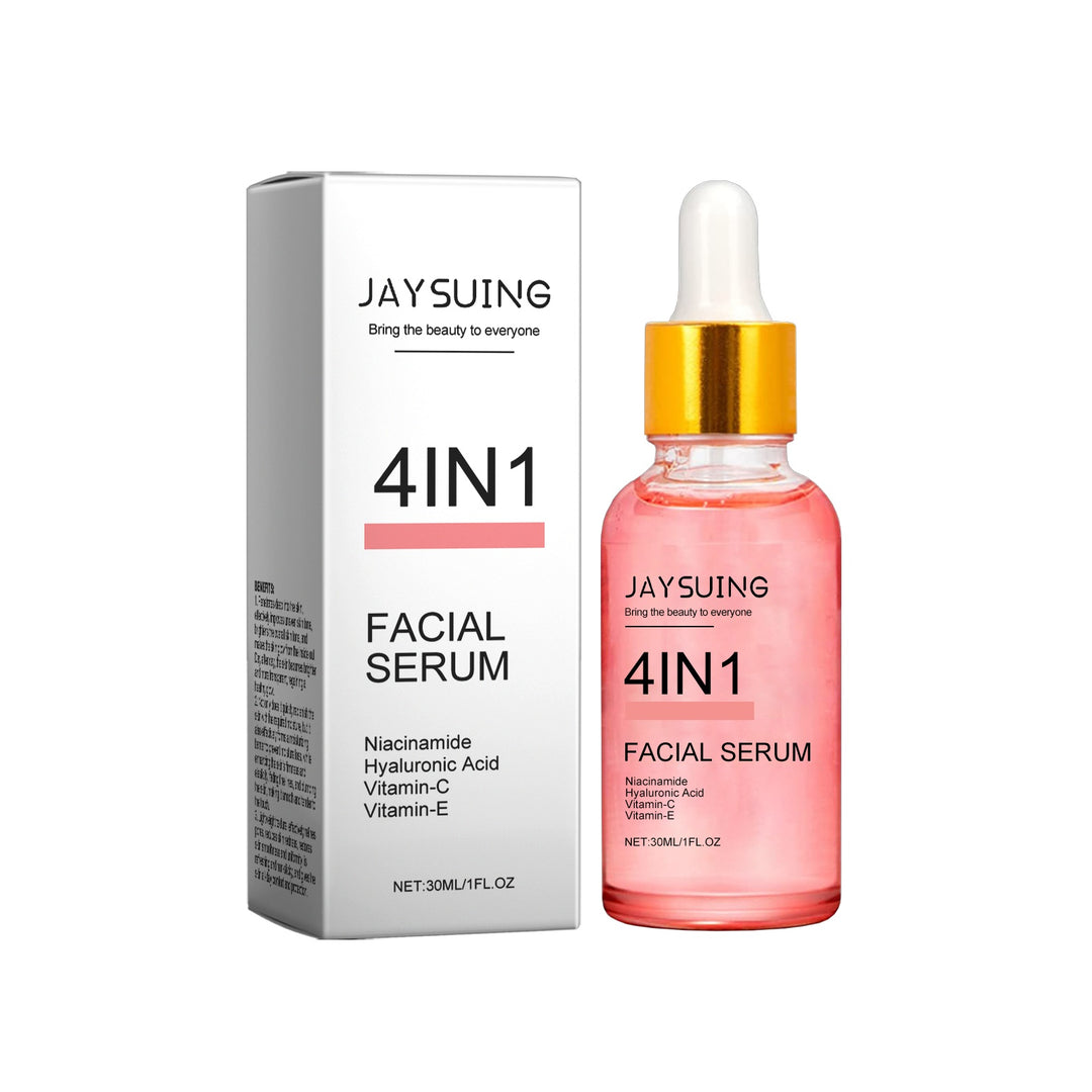 4 in 1 Facial Serum skincare bottle