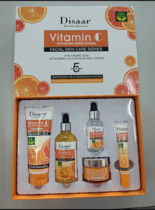 Vitamin C Skin Care Set for daily face hydration
