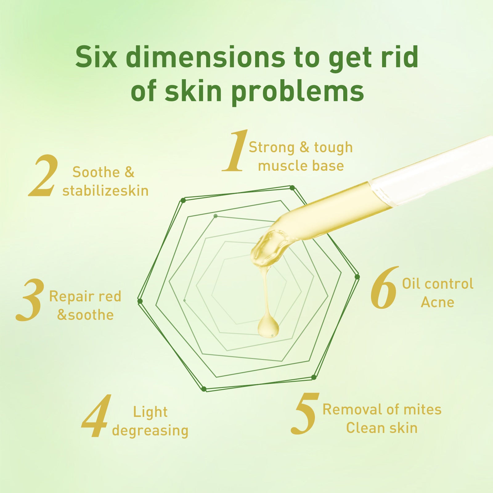 Acne Clarifying Oil facial skincare bottle